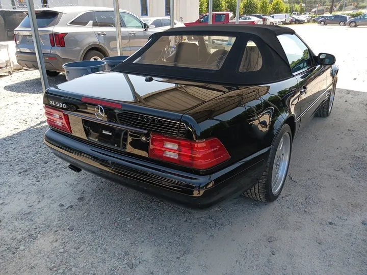 BLACK, 2000 MERCEDES-BENZ SL-CLASS Image 3