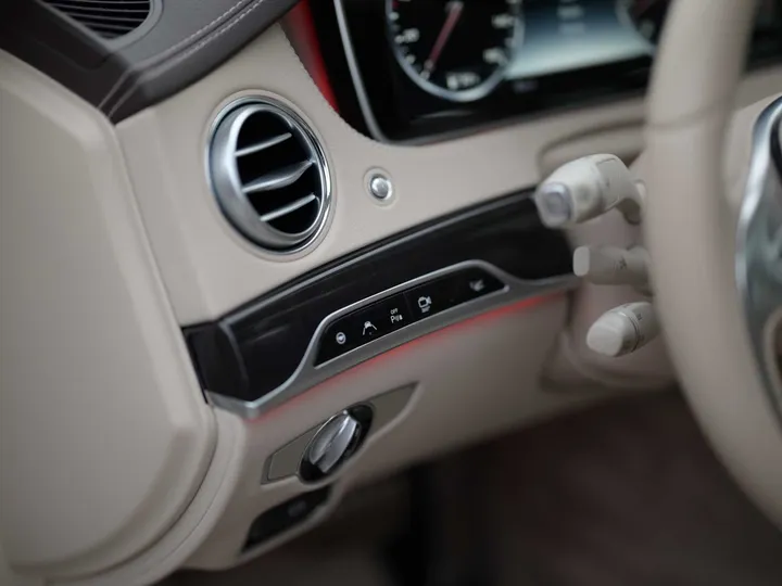 WHITE, 2016 MERCEDES-BENZ S-CLASS Image 8