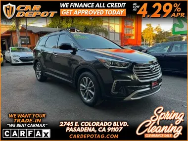 BLACK, 2017 HYUNDAI SANTA FE Image 