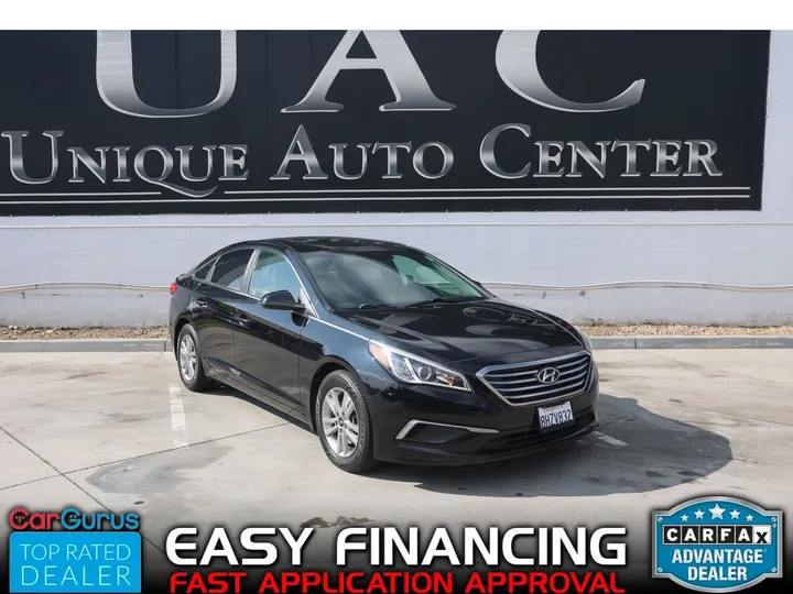 BLACK, 2016 HYUNDAI SONATA Image 1