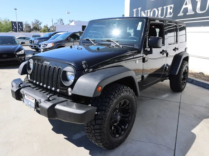 BLACK, 2017 JEEP WRANGLER UNLIMITED Image 6