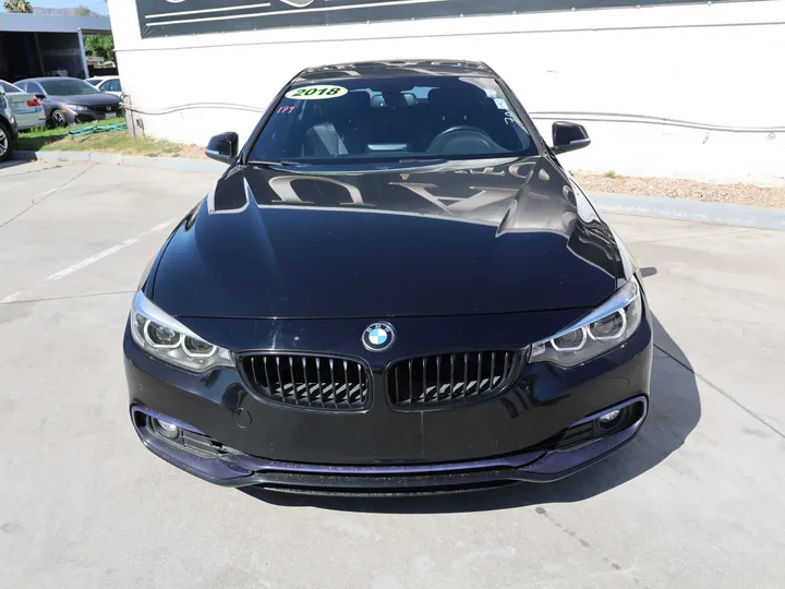 BLACK, 2018 BMW 4 SERIES Image 2