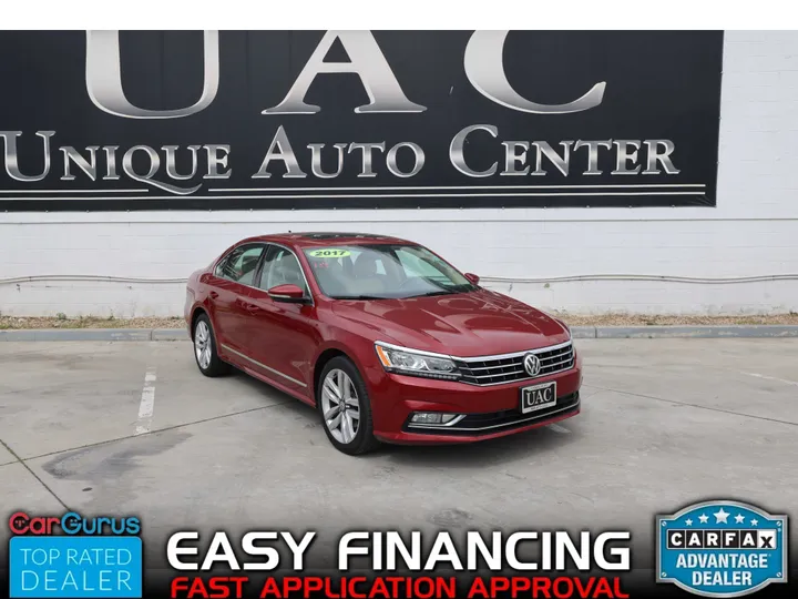 RED, 2017 VOLKSWAGEN PASSAT Image 1