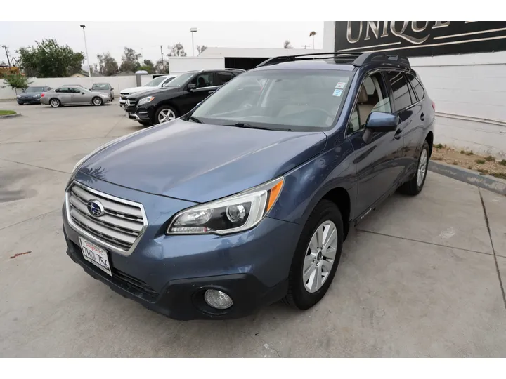BLUE, 2015 SUBARU OUTBACK Image 6