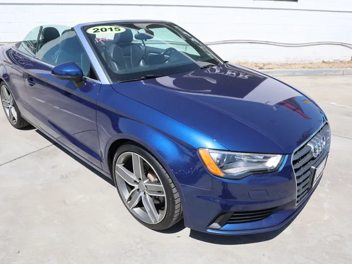 BLUE, 2015 AUDI A3 Image 3