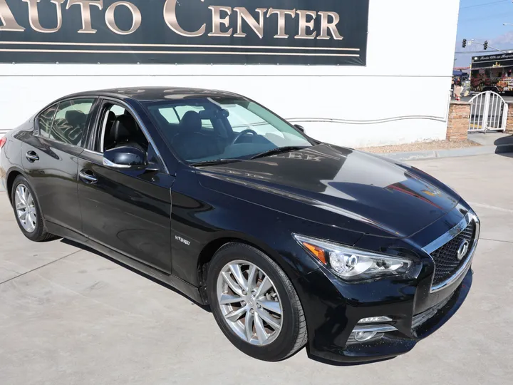 BLACK, 2014 INFINITI Q50 Image 3