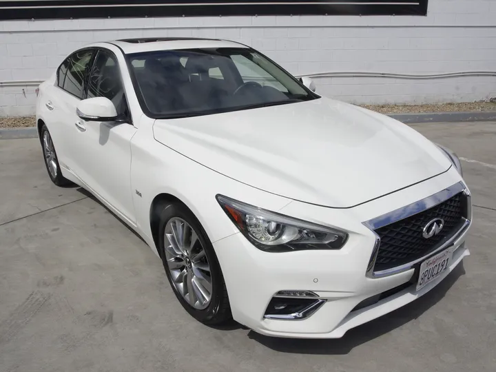 WHITE, 2020 INFINITI Q50 Image 3