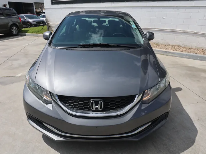 GRAY, 2013 HONDA CIVIC Image 2