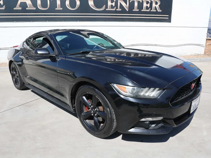 BLACK, 2016 FORD MUSTANG Image 3