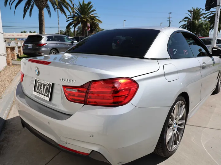 SILVER, 2015 BMW 4 SERIES Image 5