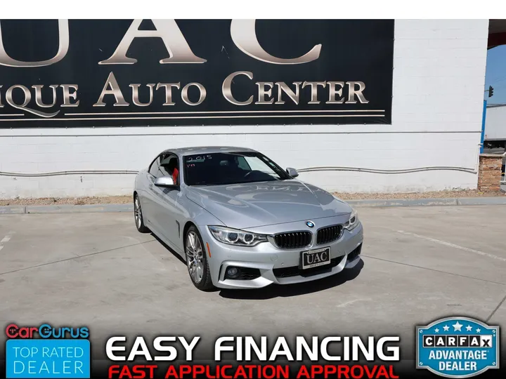 SILVER, 2015 BMW 4 SERIES Image 1