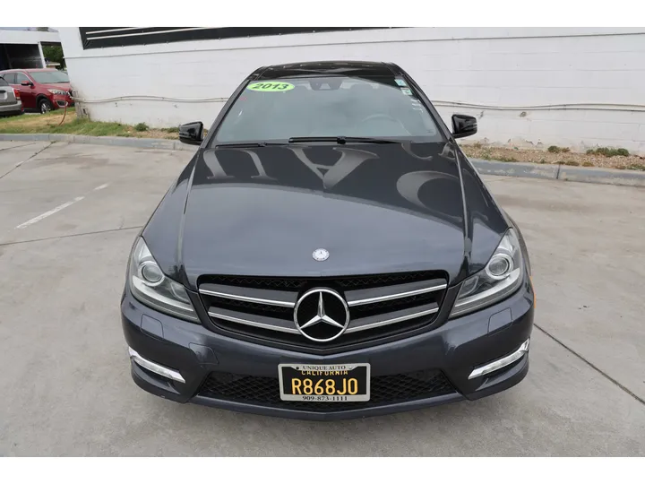 GRAY, 2013 MERCEDES-BENZ C-CLASS Image 2