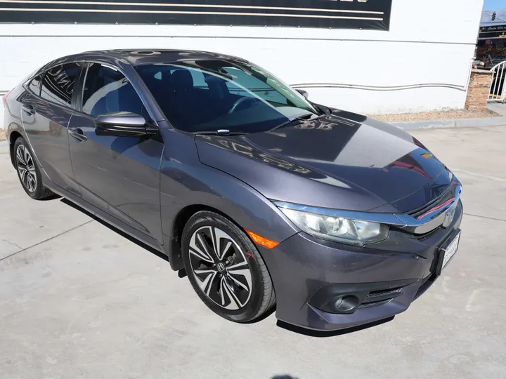 GRAY, 2016 HONDA CIVIC Image 3