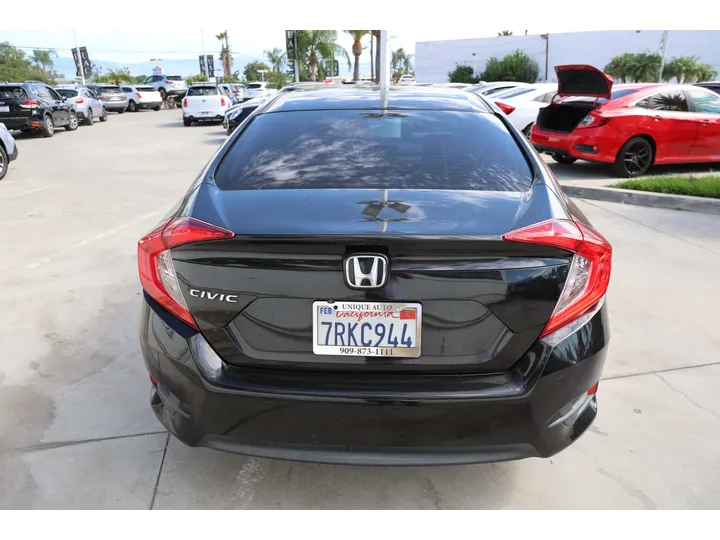 BLACK, 2016 HONDA CIVIC Image 4