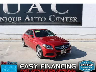 RED, 2018 MERCEDES-BENZ C-CLASS Image 34