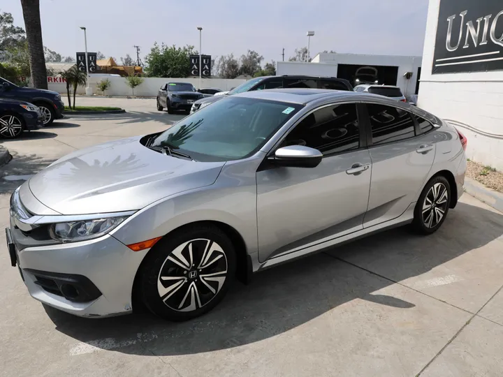 SILVER, 2018 HONDA CIVIC Image 6