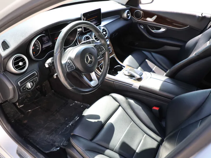 SILVER, 2015 MERCEDES-BENZ C-CLASS Image 7