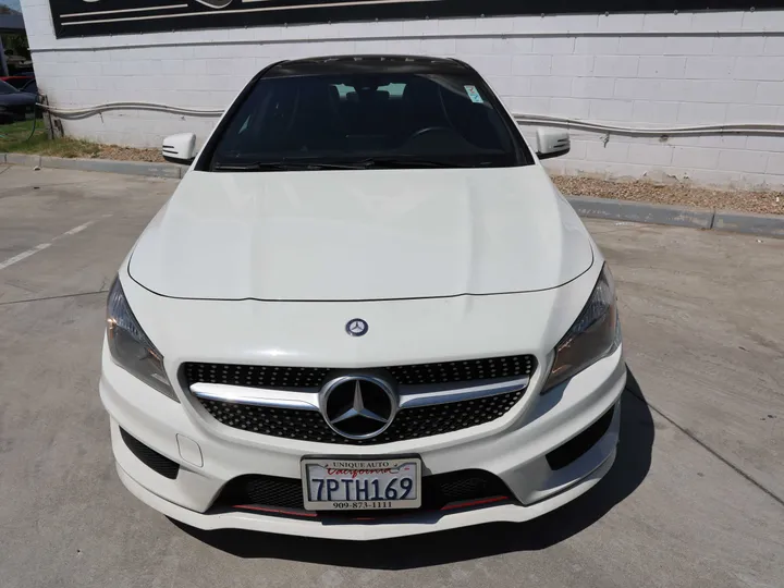 WHITE, 2015 MERCEDES-BENZ CLA-CLASS Image 2