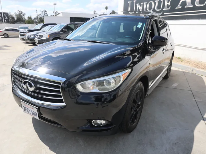 BLACK, 2014 INFINITI QX60 Image 7