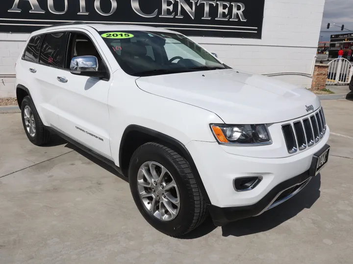 WHITE, 2015 JEEP GRAND CHEROKEE Image 3