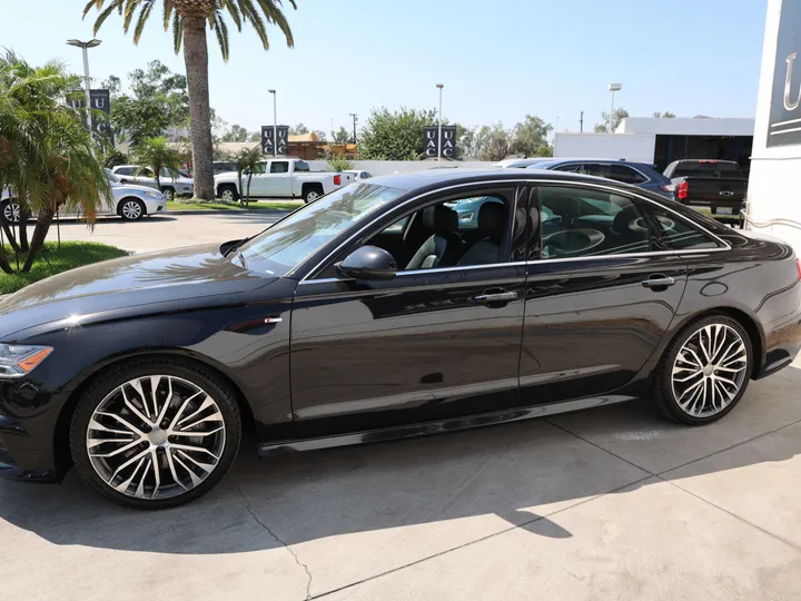 BLACK, 2017 AUDI A6 Image 6