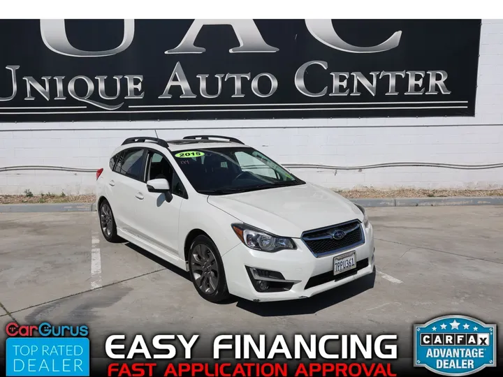 WHITE, 2015 SUBARU IMPREZA Image 1