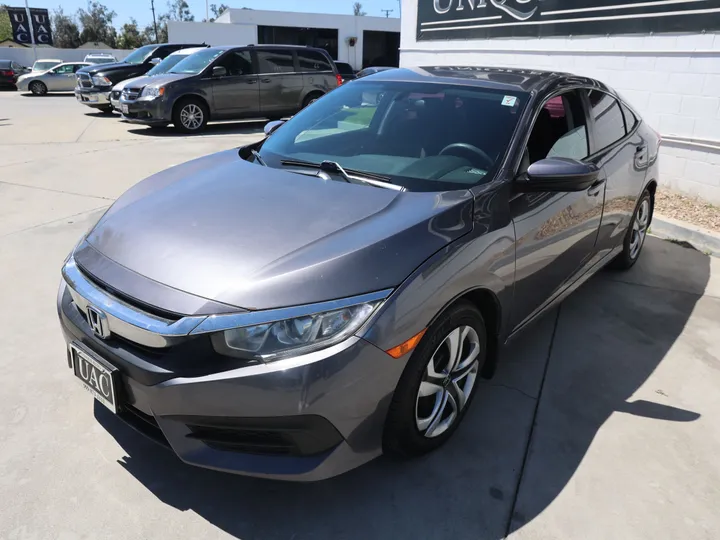 GRAY, 2017 HONDA CIVIC Image 8