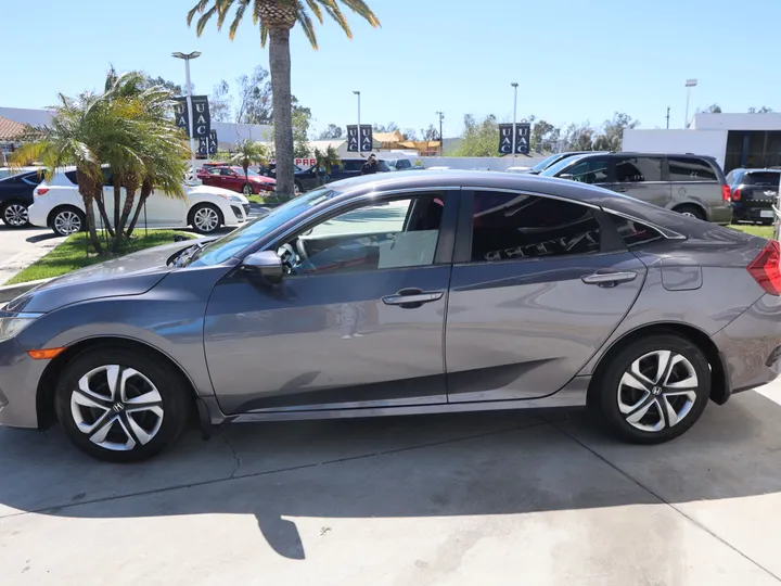 GRAY, 2017 HONDA CIVIC Image 9