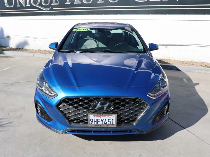 BLUE, 2018 HYUNDAI SONATA Image 2