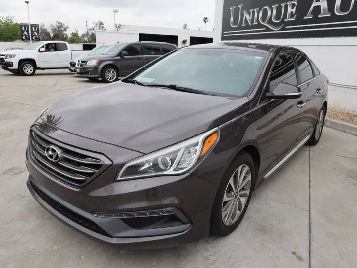 BROWN, 2015 HYUNDAI SONATA Image 6