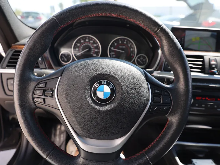 BLACK, 2015 BMW 3 SERIES Image 10