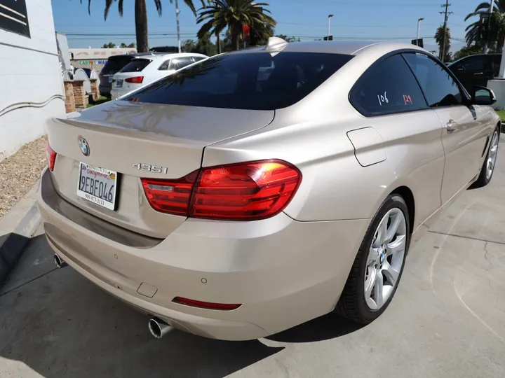 GOLD, 2014 BMW 4 SERIES Image 5