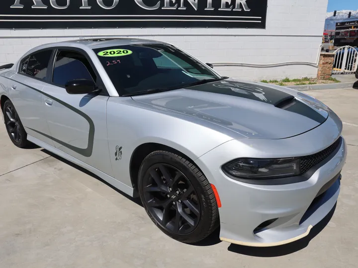 SILVER, 2020 DODGE CHARGER Image 3