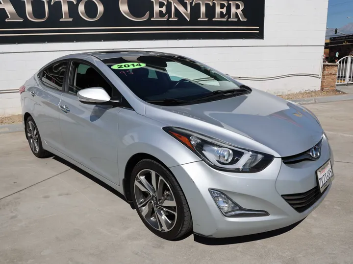 SILVER, 2014 HYUNDAI ELANTRA Image 3