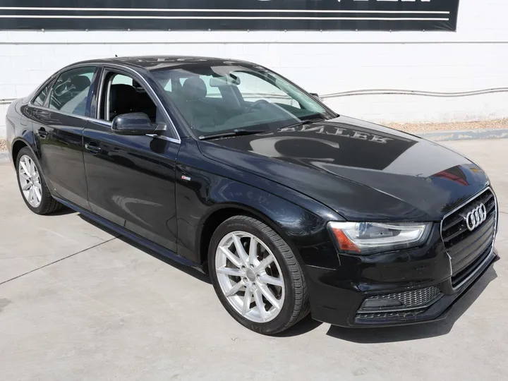 BLACK, 2015 AUDI A4 Image 3