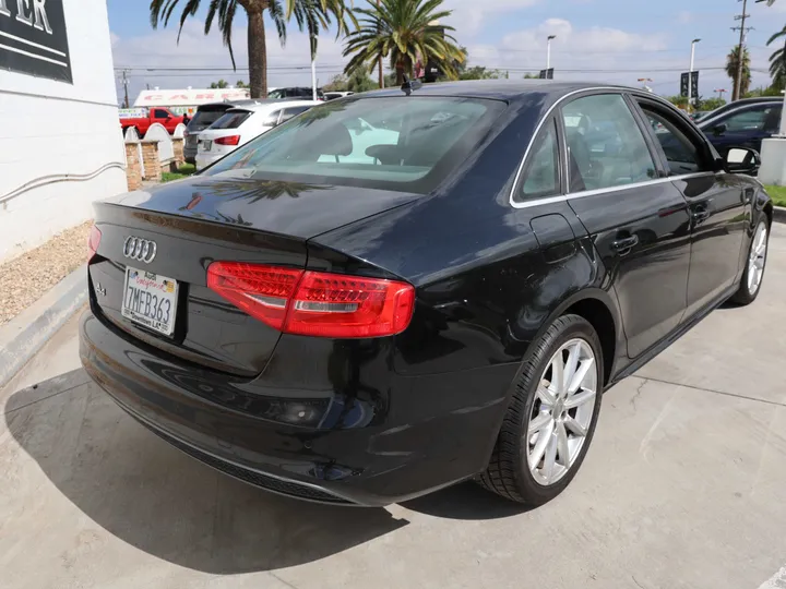 BLACK, 2015 AUDI A4 Image 5