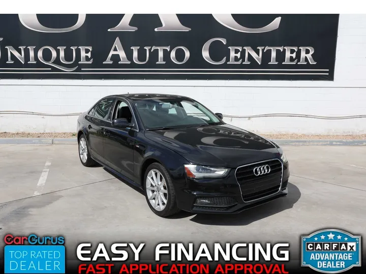 BLACK, 2015 AUDI A4 Image 1