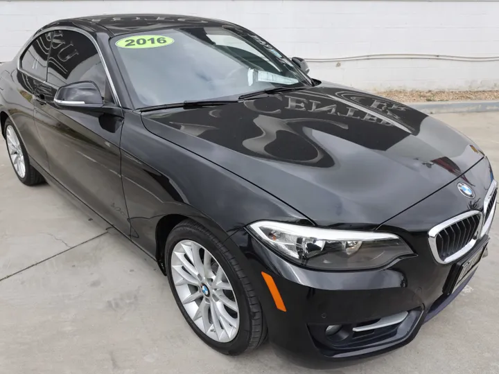 BLACK, 2016 BMW 2 SERIES Image 3