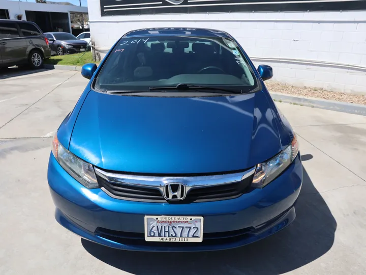 BLUE, 2012 HONDA CIVIC Image 2