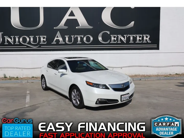 WHITE, 2013 ACURA TL Image 1