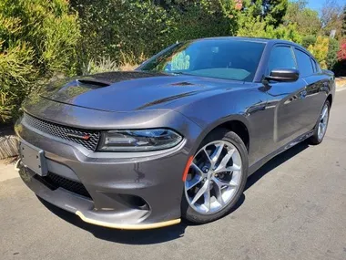 GRAY, 2020 DODGE CHARGER Image 2