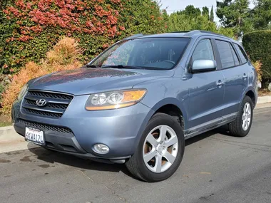 BLUE, 2009 HYUNDAI SANTA FE Image 1