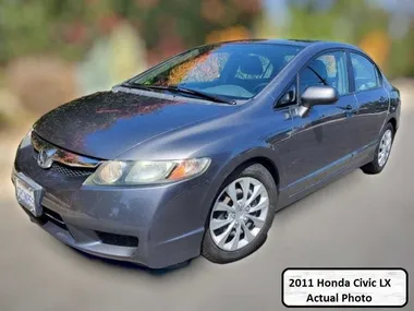 GRAY, 2011 HONDA CIVIC Image 