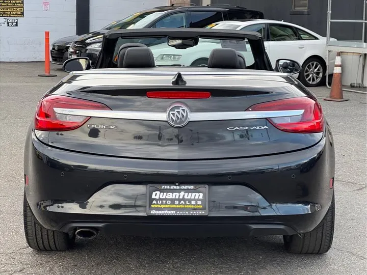 BLACK, 2016 BUICK CASCADA Image 4