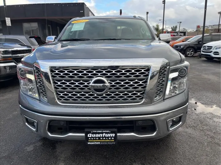 GRAY, 2017 NISSAN TITAN CREW CAB Image 2