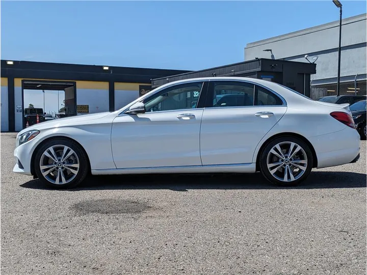 WHITE, 2017 MERCEDES-BENZ C-CLASS Image 2