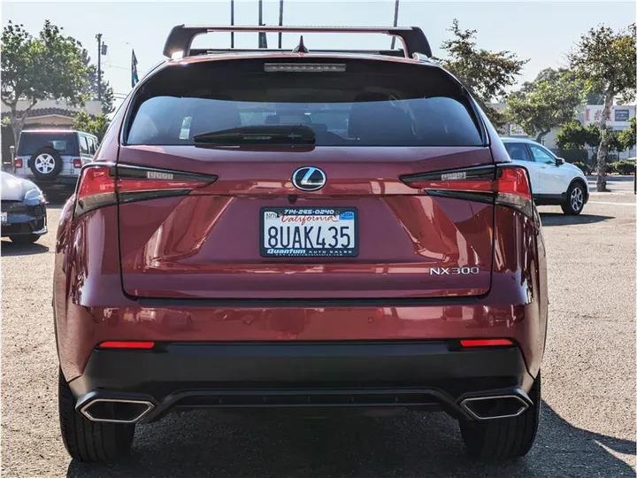 RED, 2018 LEXUS NX Image 4