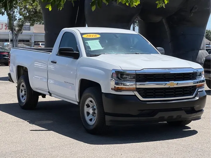 WHITE, 2016 CHEVROLET SILVERADO 1500 REGULAR CAB Image 6