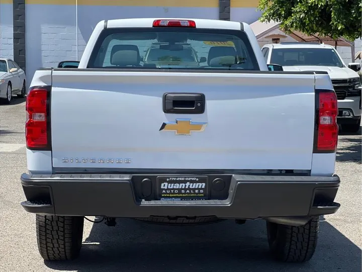 WHITE, 2016 CHEVROLET SILVERADO 1500 REGULAR CAB Image 4