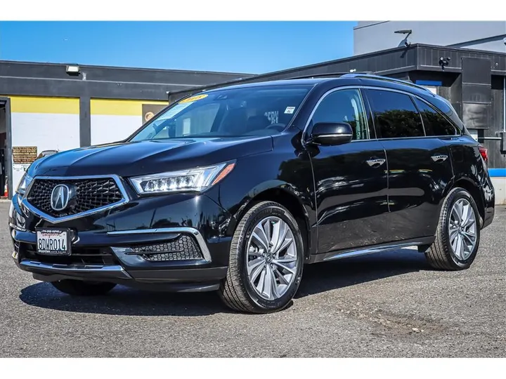 BLACK, 2018 ACURA MDX Image 1